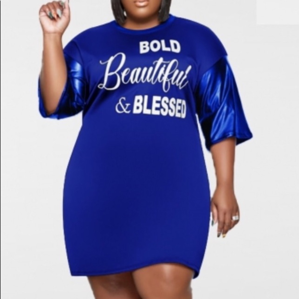 The words say it all on dress